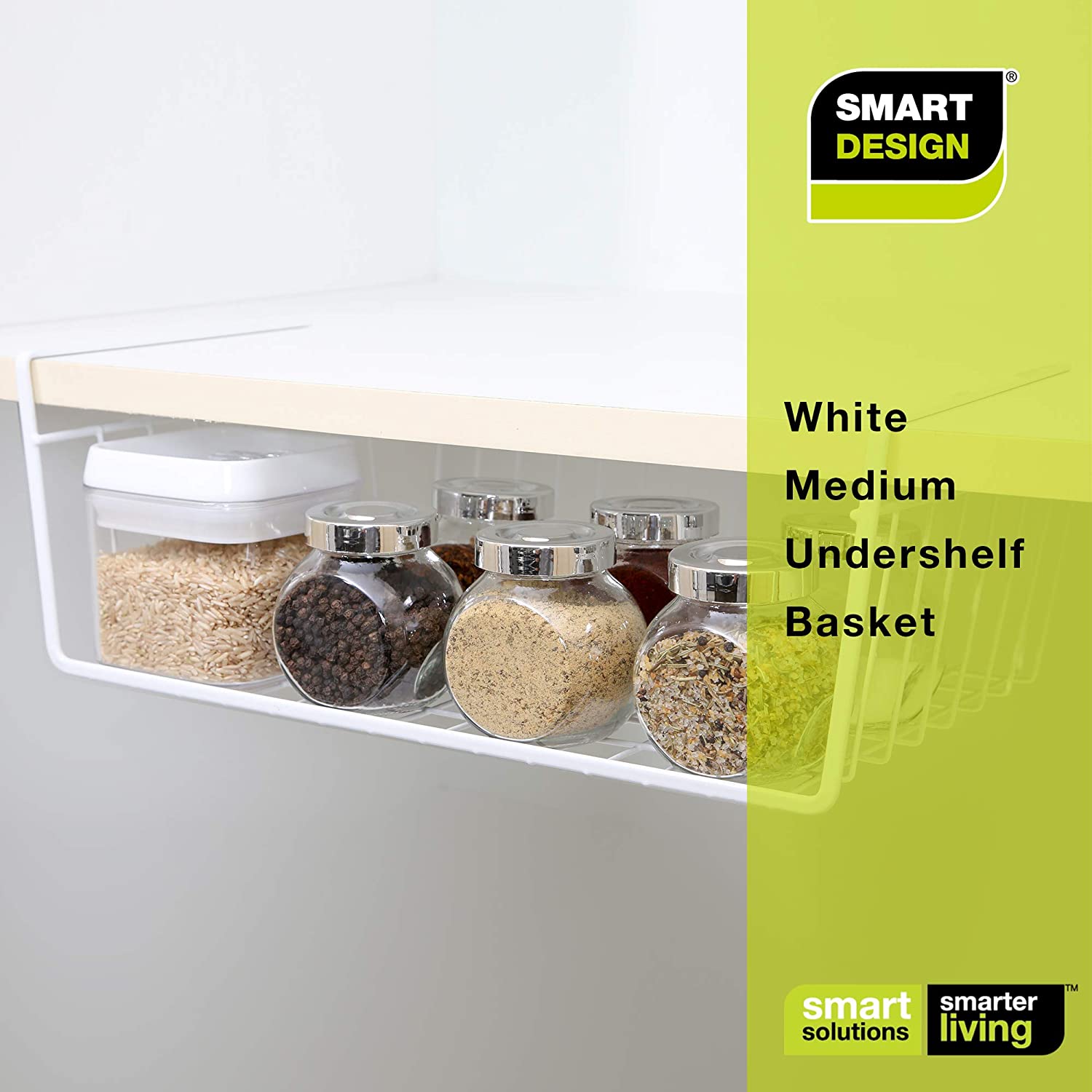 Medium Steel Undershelf Storage Basket