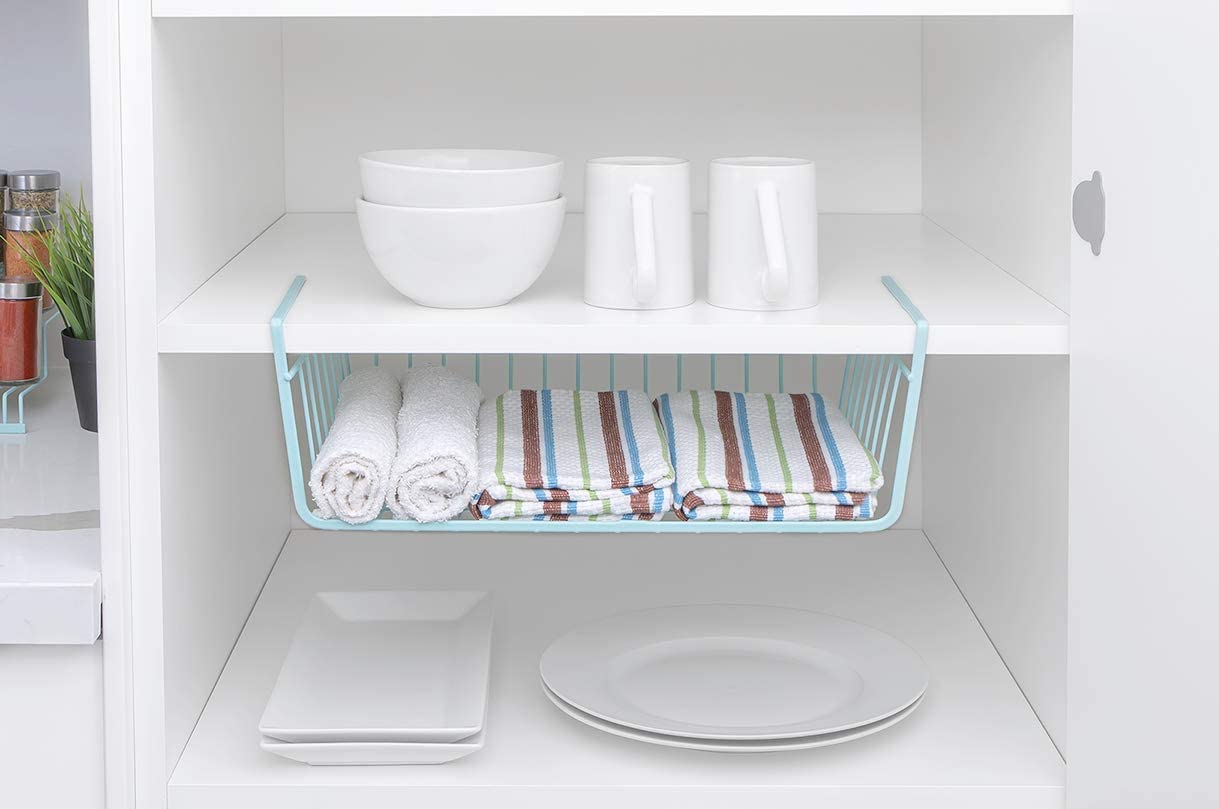 Medium Steel Undershelf Storage Basket