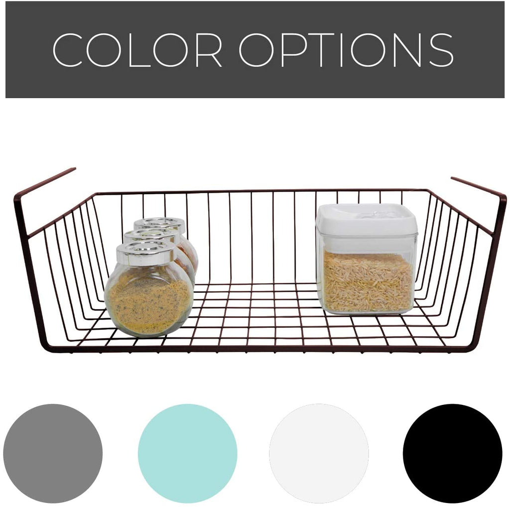 Medium Steel Undershelf Storage Basket