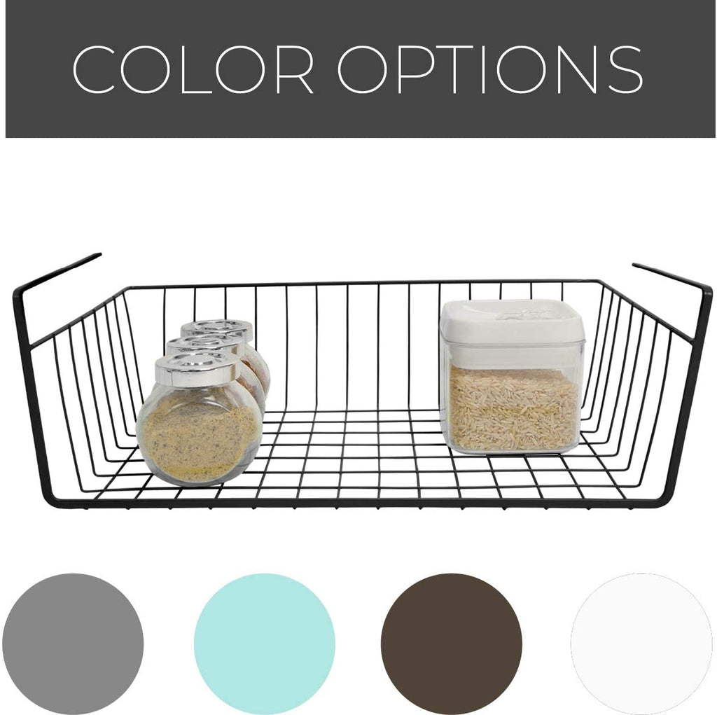 Medium Steel Undershelf Storage Basket