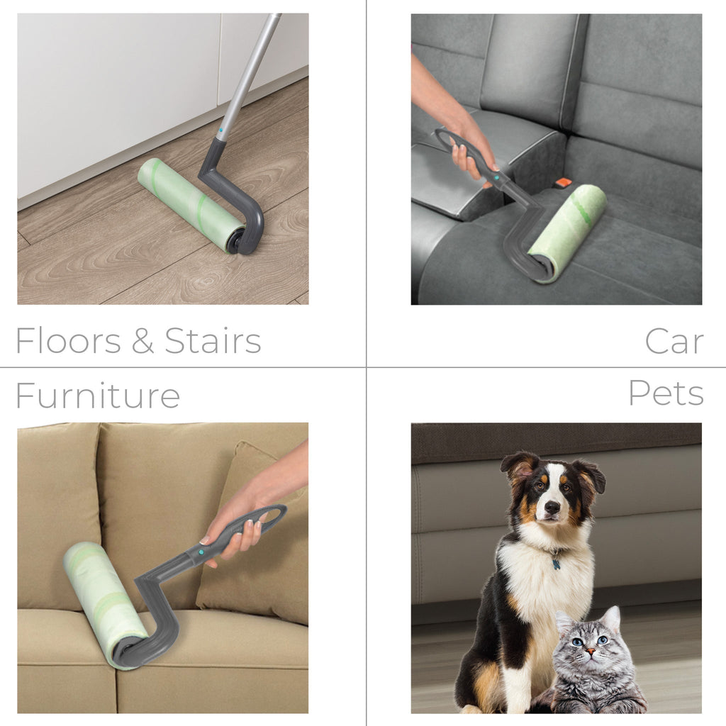Mega Floor Lint Roller Refill - 50 Sheets - Set of 2