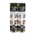 Mega Floor Lint Roller Refill - 50 Sheets - Set of 2