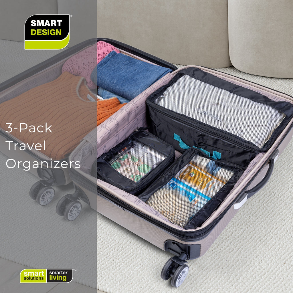 3-Pack Travel Organizer Set