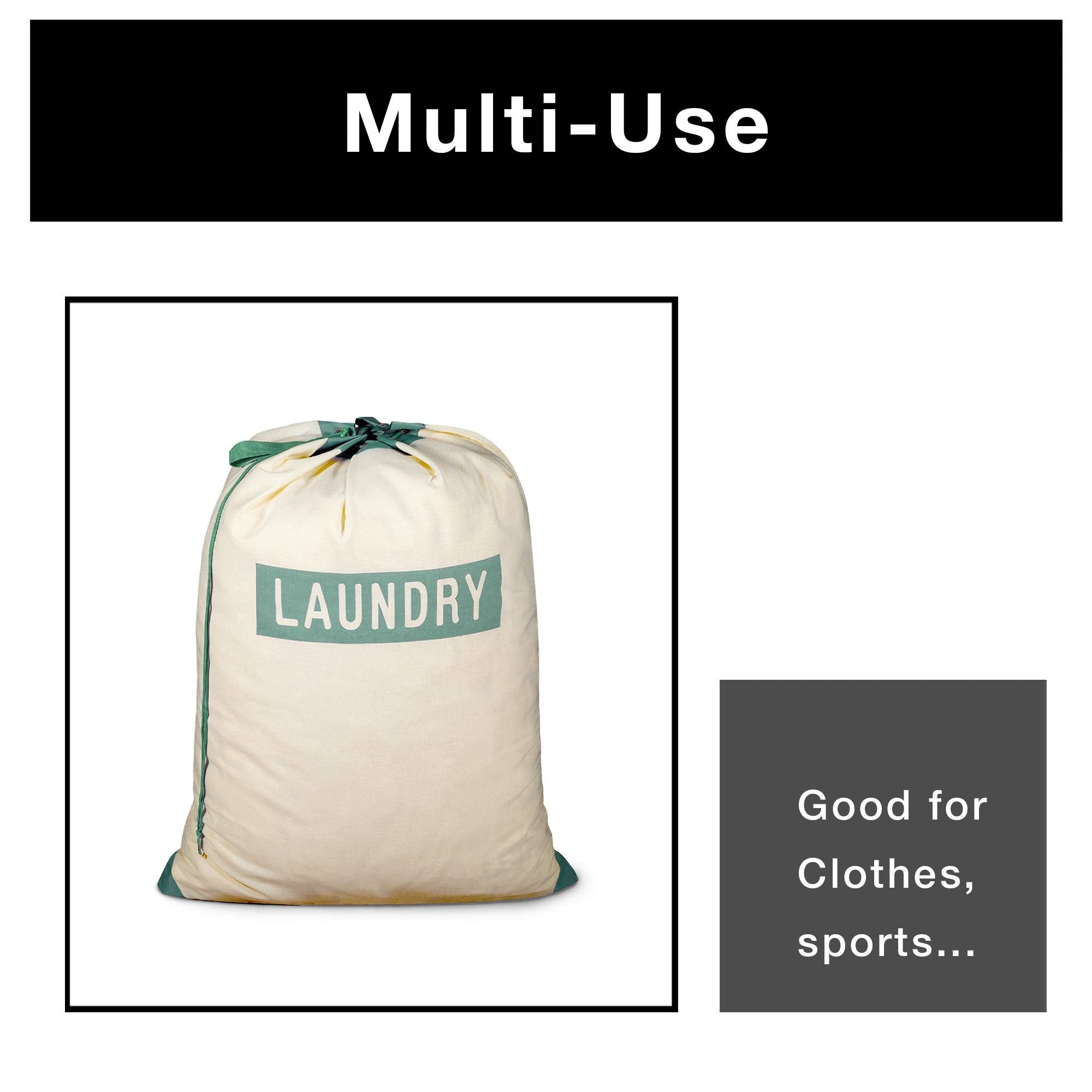 Mesh Laundry Bag with Handle and Push Lock Drawstring - Multiple Options