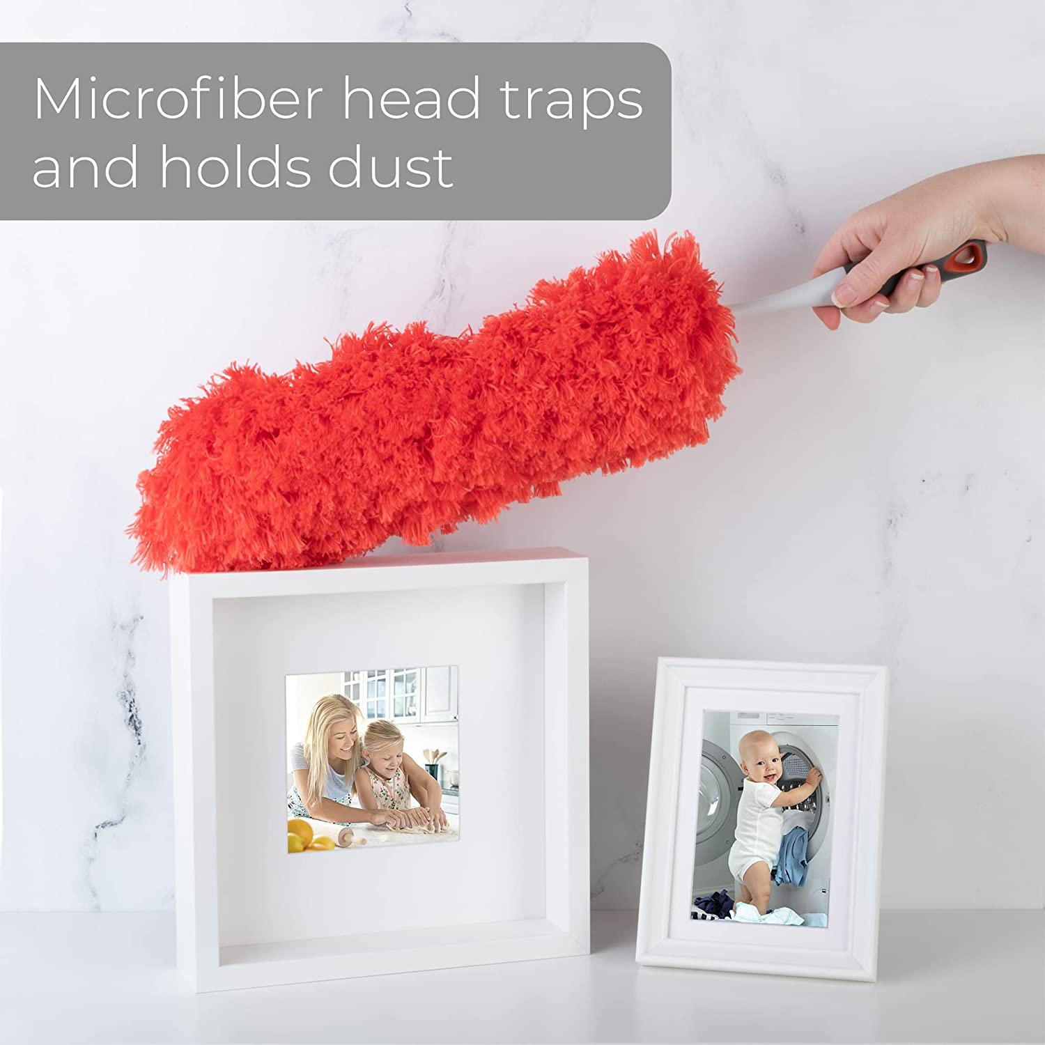 Microfiber Hand Duster - Round