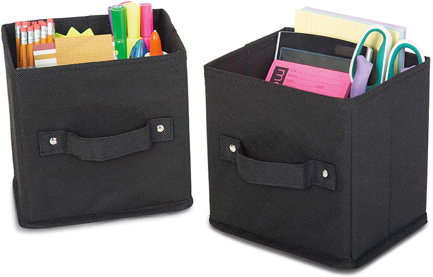 Mini Cube Organizer - 5.75 x 7 x 7 Inch - Black