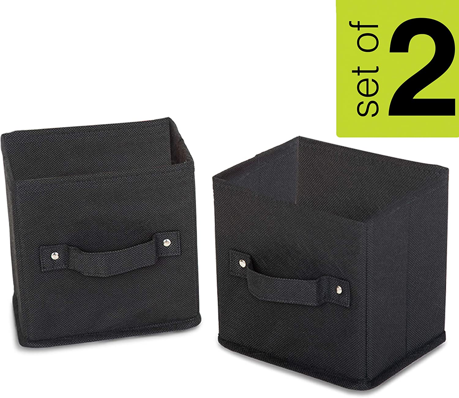 Mini Cube Organizer - 5.75 x 7 x 7 Inch - Black