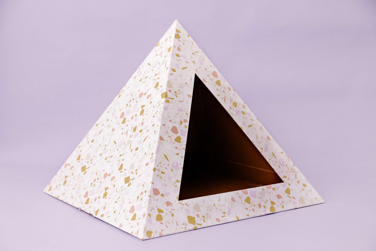 Kitty Kardboard® 'Terrazzo' Cat Pyramid
