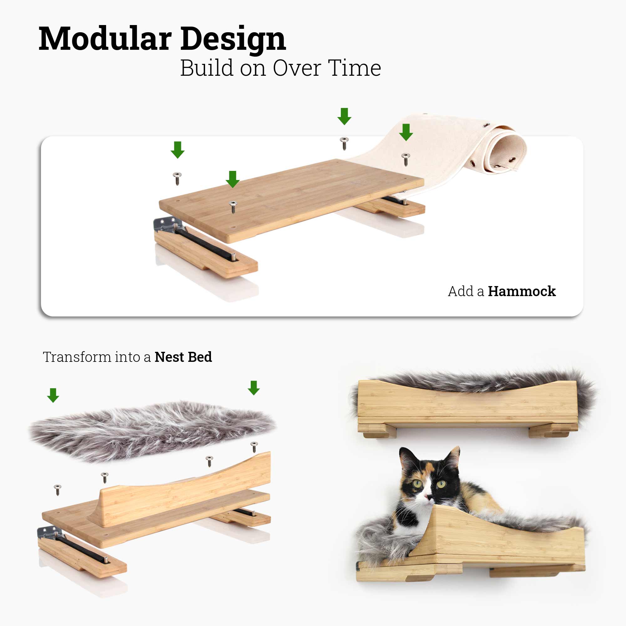 Catastrophic Creations Wall Mounted Cat Shelf