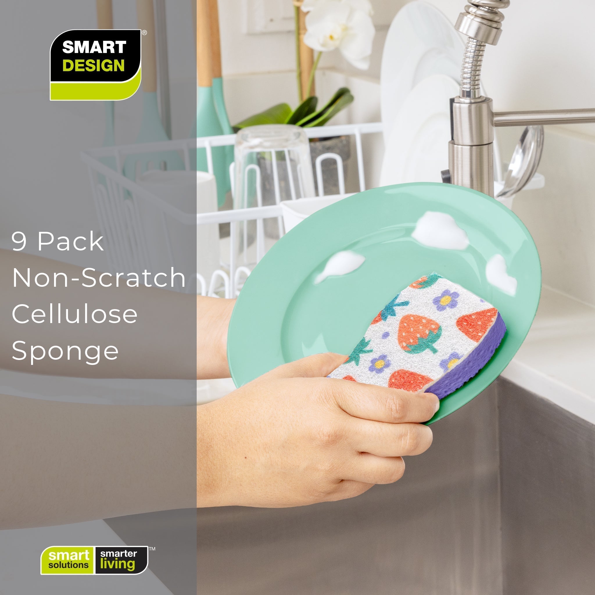 Non-Scratch Cellulose Sponge