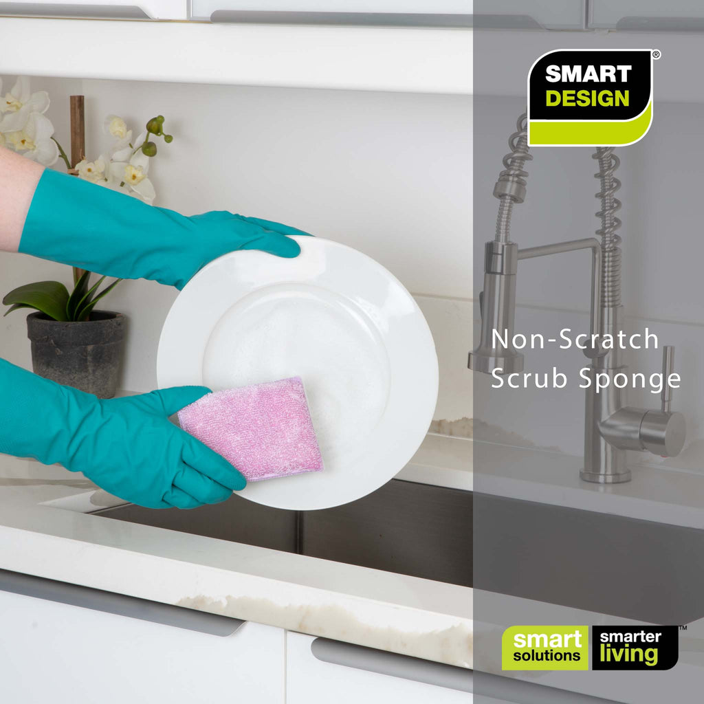 Bamboo Scrub Sponge – Non-Scratch