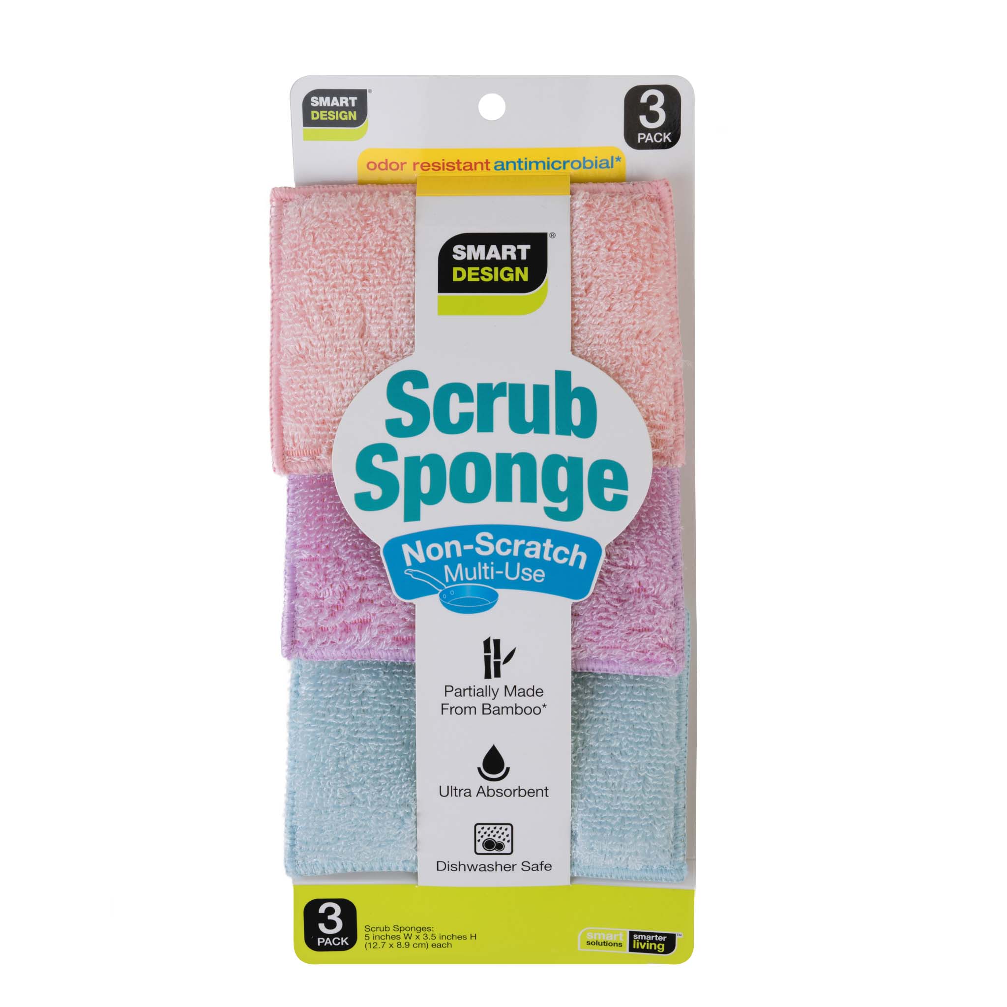 Bamboo Scrub Sponge – Non-Scratch