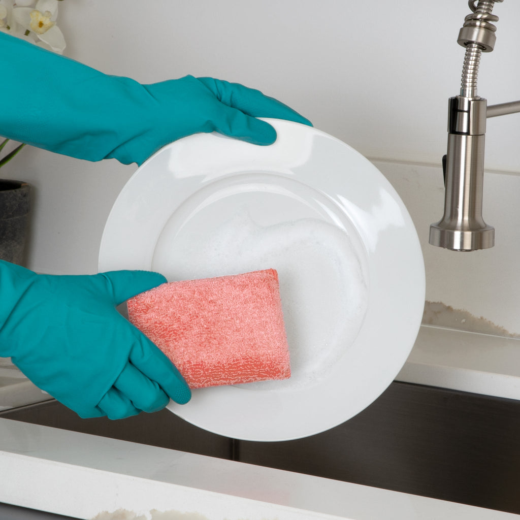 Bamboo Scrub Sponge – Non-Scratch
