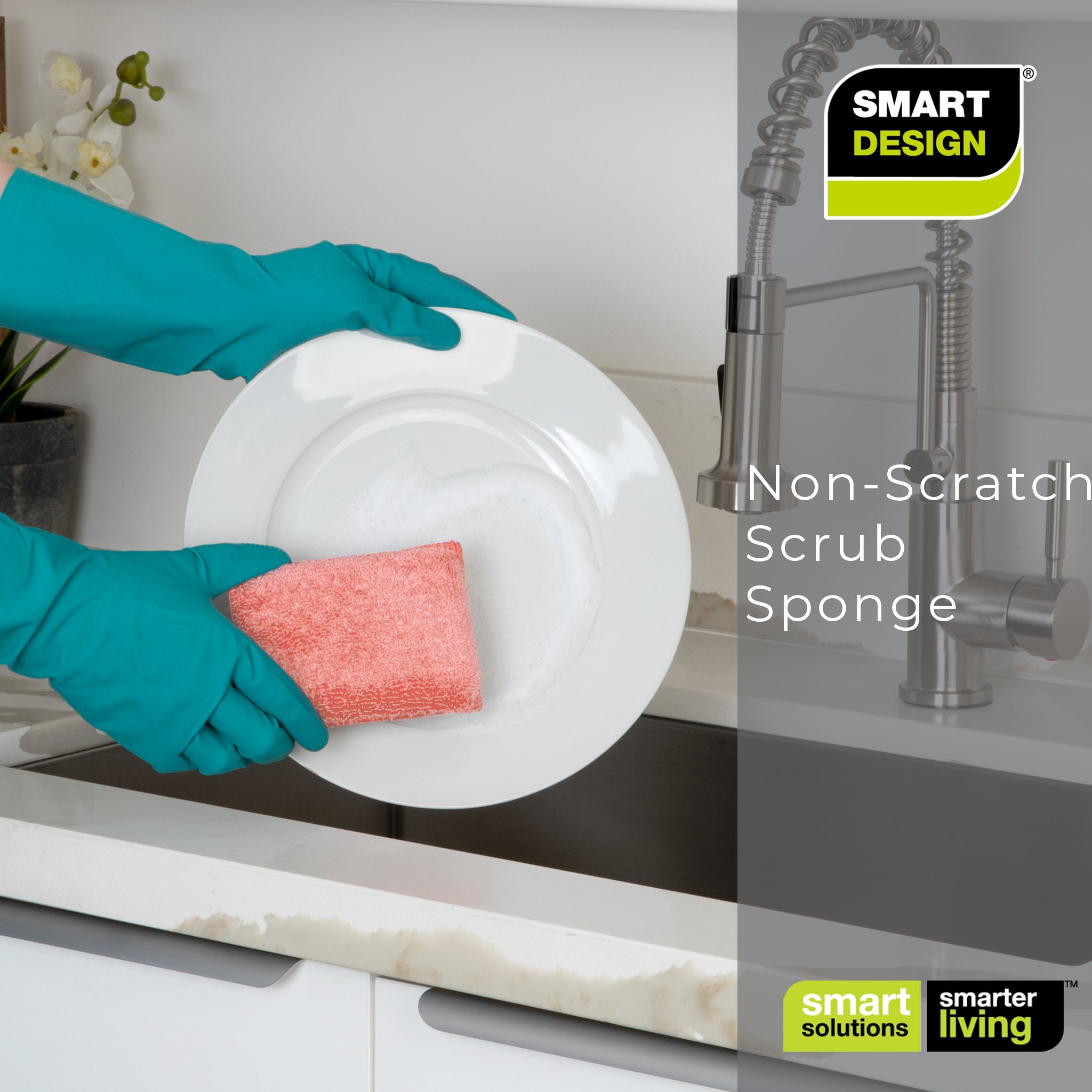 Bamboo Scrub Sponge – Non-Scratch