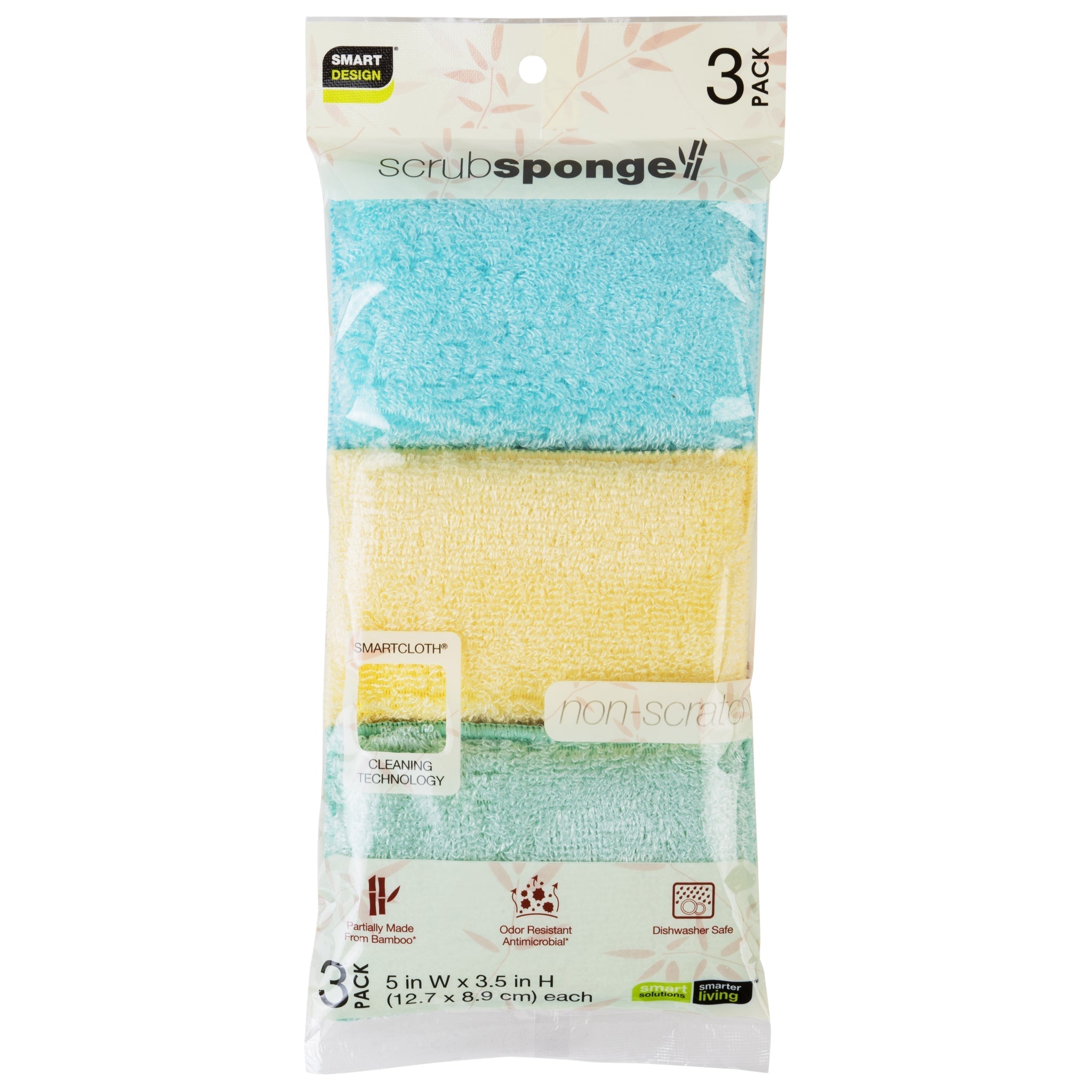 Bamboo Scrub Sponge – Non-Scratch