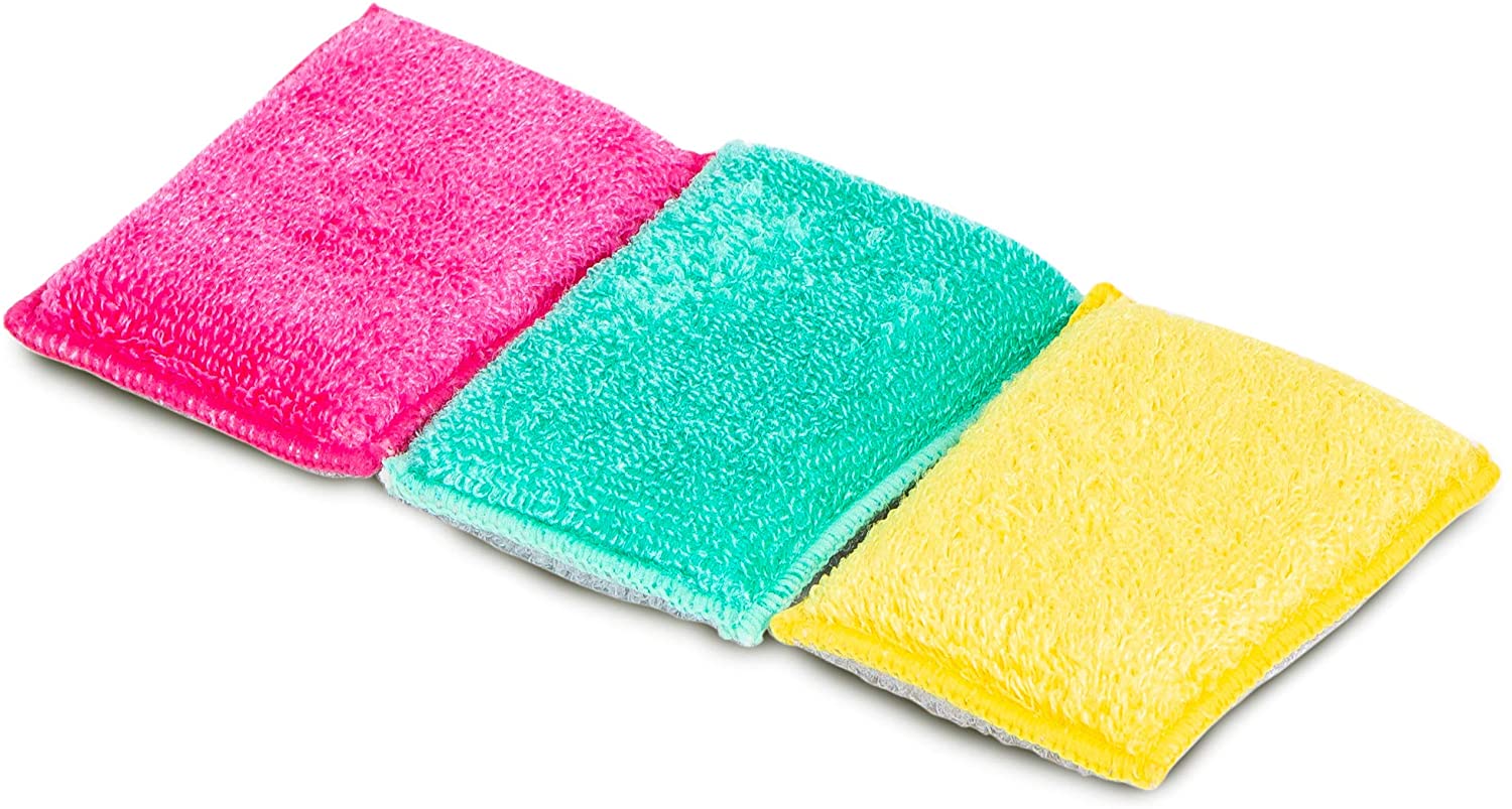 Bamboo Scrub Sponge – Non-Scratch