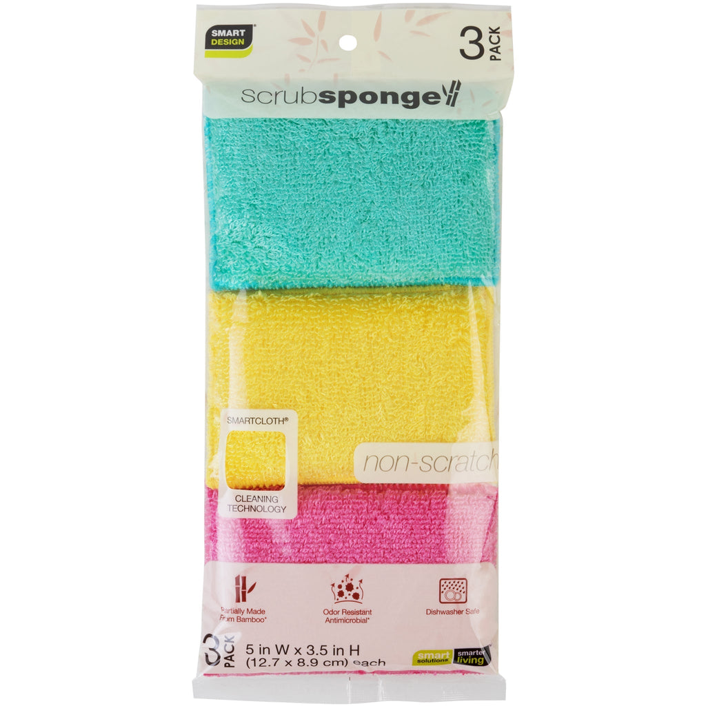 Bamboo Scrub Sponge – Non-Scratch