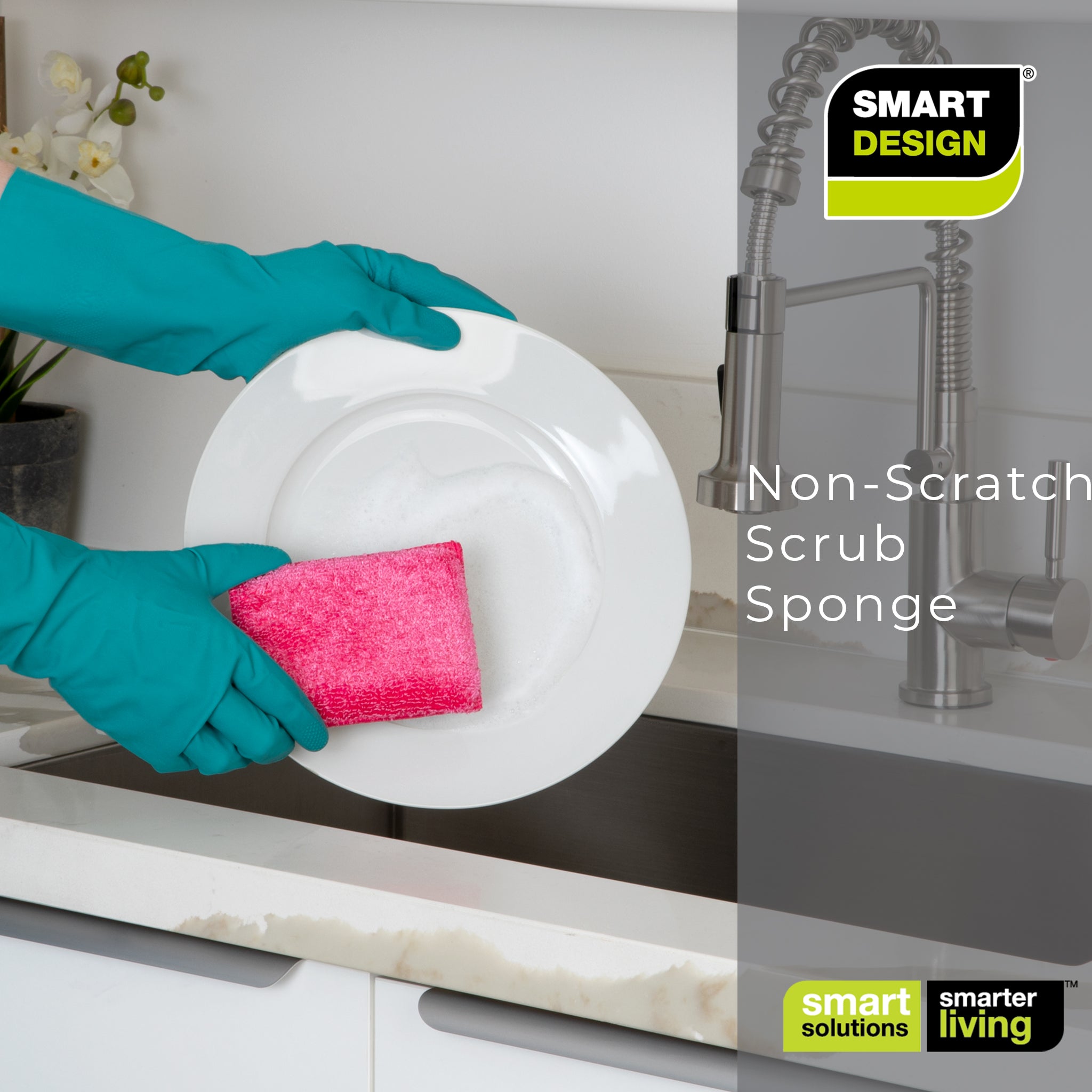 Bamboo Scrub Sponge – Non-Scratch