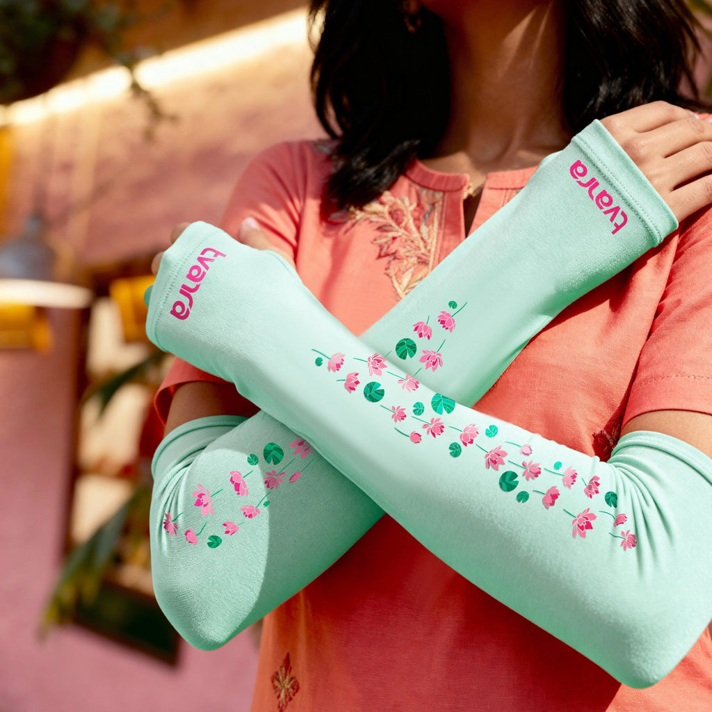 Pack of 3 Sleeves: White Lotus - Black & Padmaa - Baby Pink & Padmaa - Mint Green