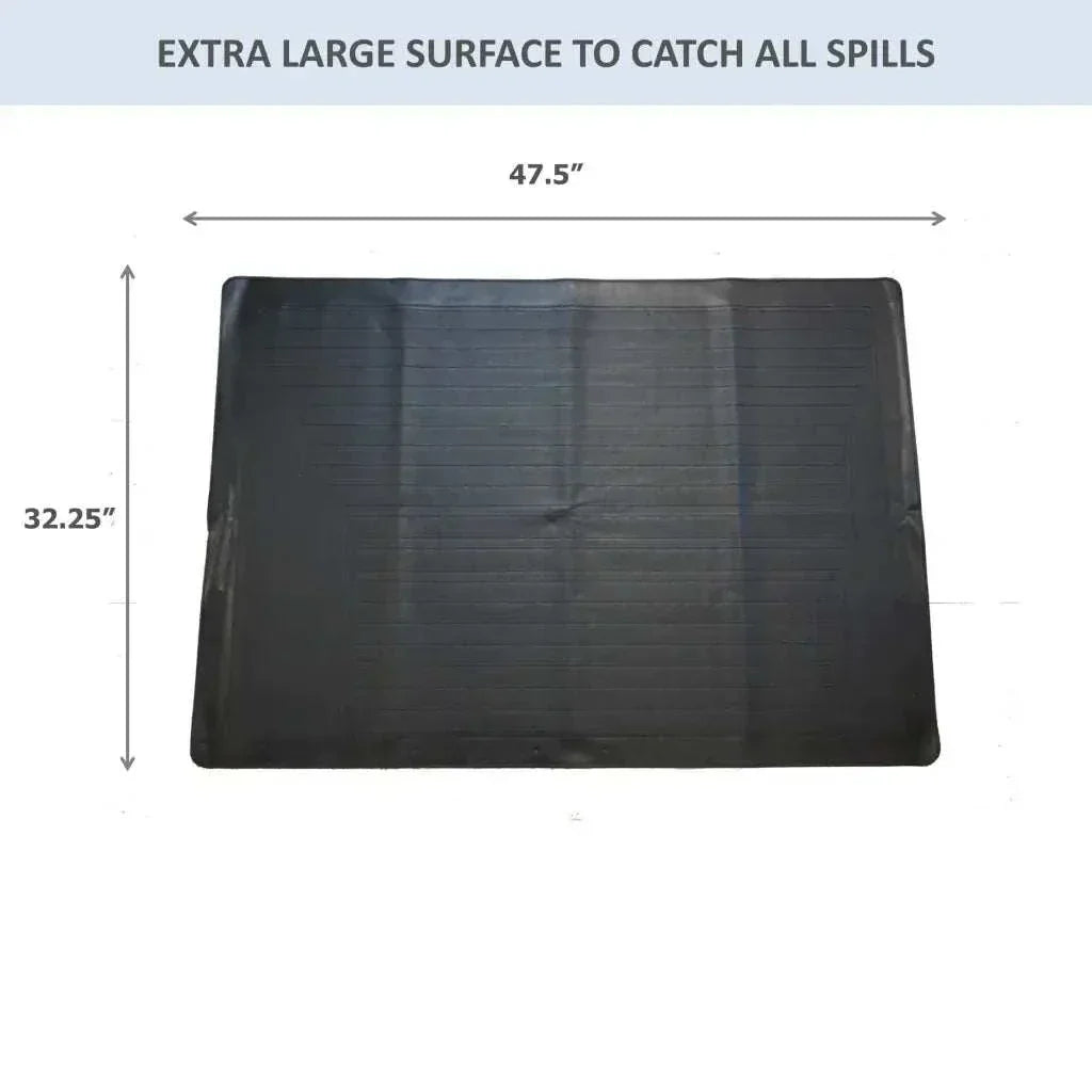 Formosa Covers Pet Feeding Area Mat, Extra Large, Durable, Vinyl, Waterproof 32.25"L x 47.5"W