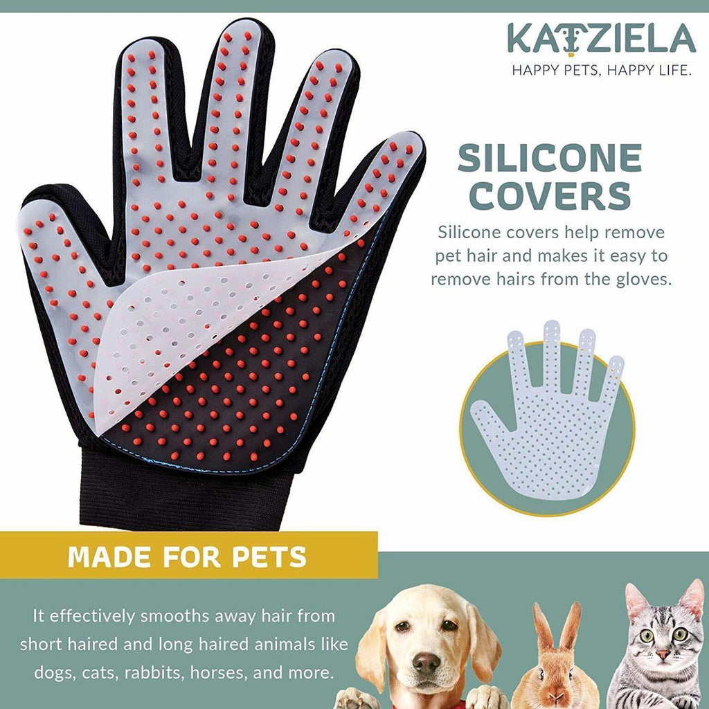 Katziela Pet Grooming Gloves