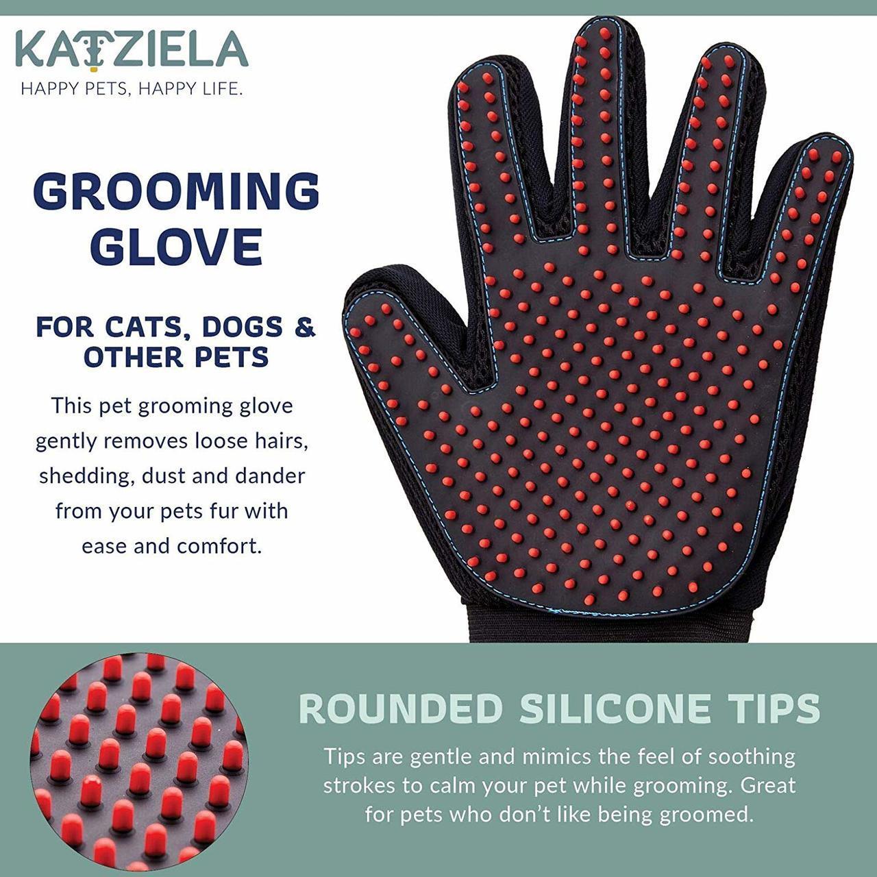 Katziela Pet Grooming Gloves