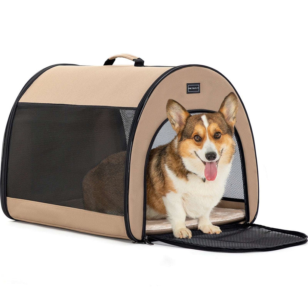 PETSFIT Arch Design Soft Sided Portable Dog Crate