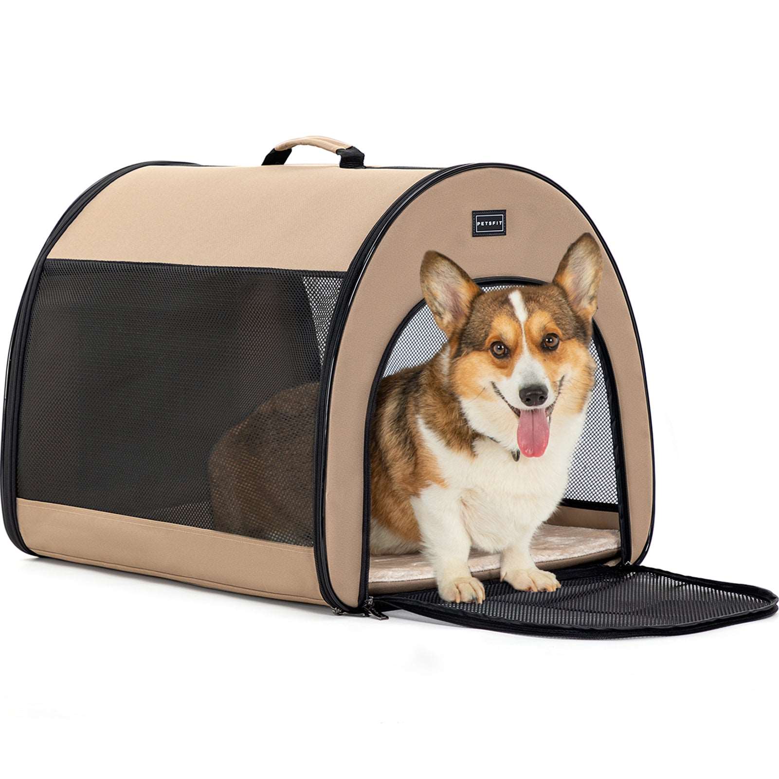 PETSFIT Arch Design Soft Sided Portable Dog Crate