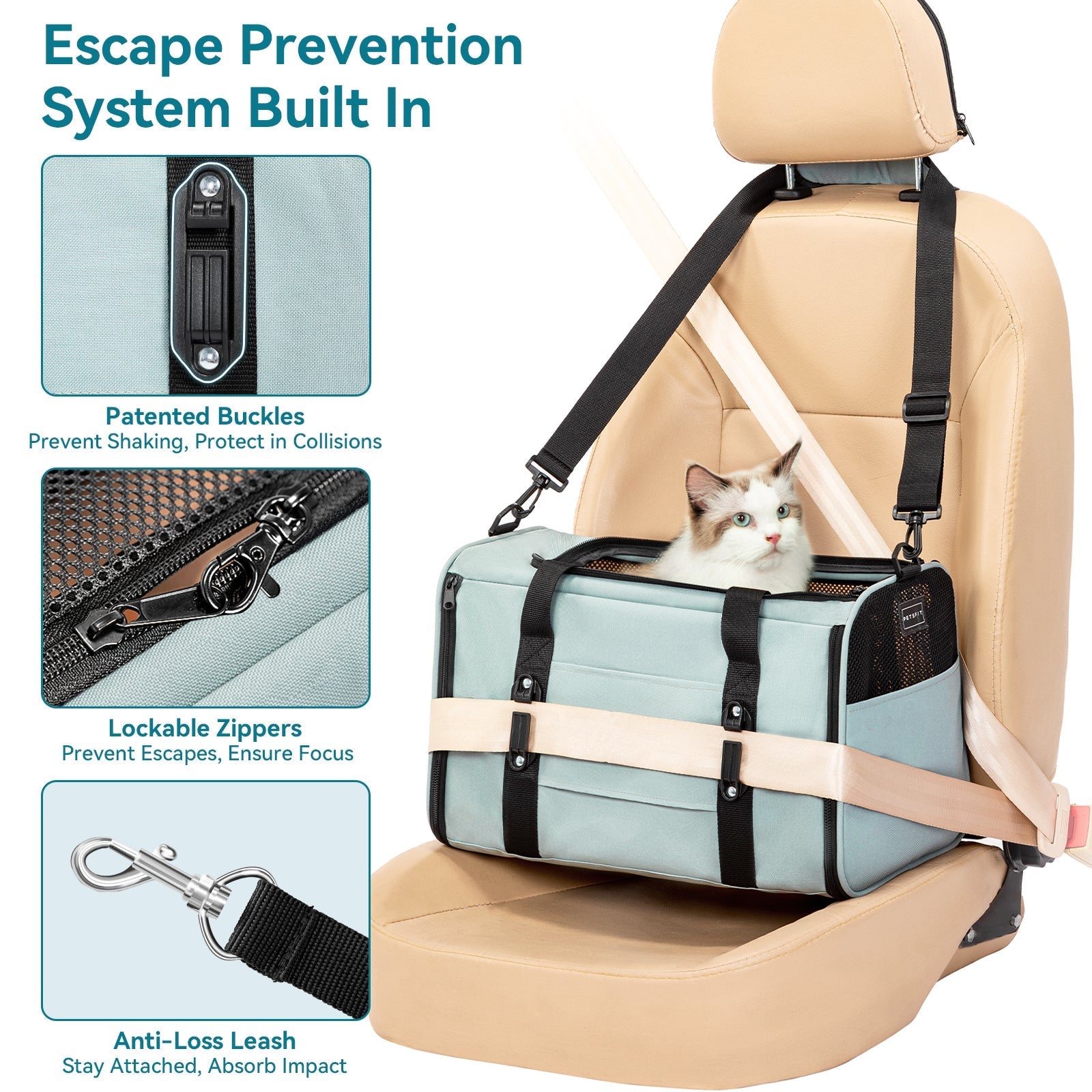 PETSFIT backpack pet carrier airline
