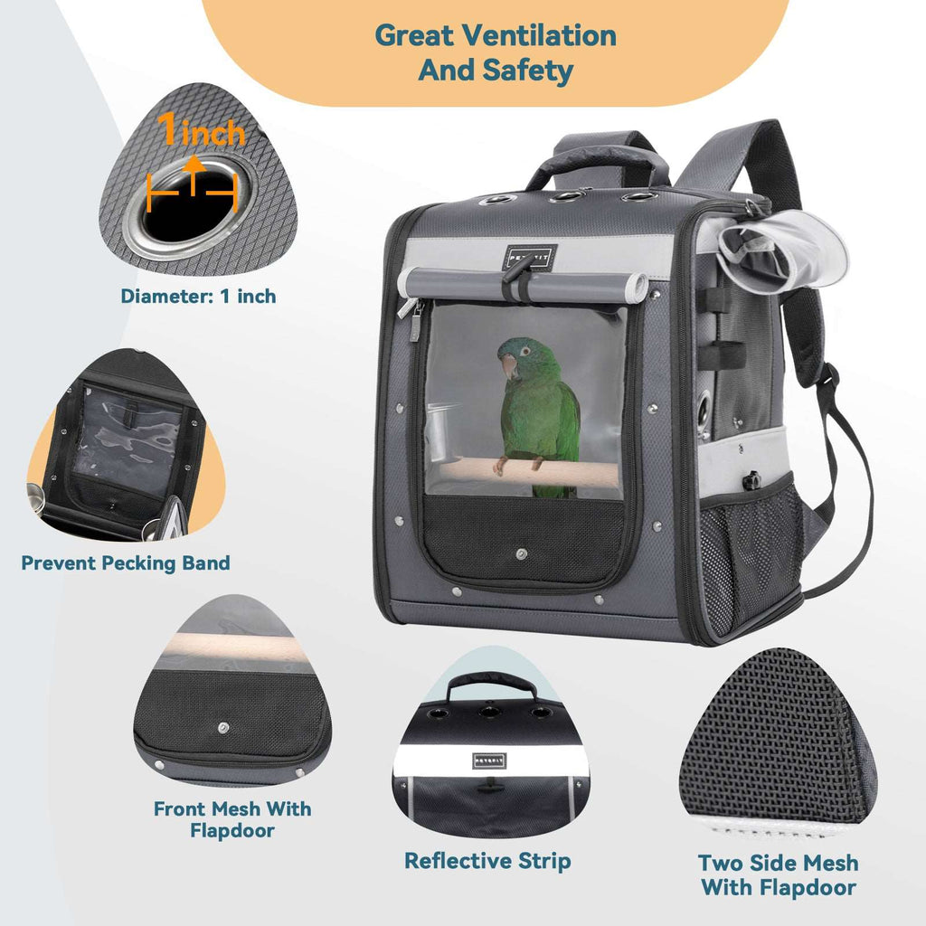 PETSFIT Bird Carrier Backpack