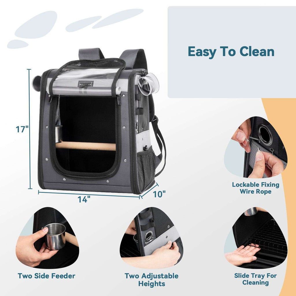PETSFIT Bird Carrier Backpack