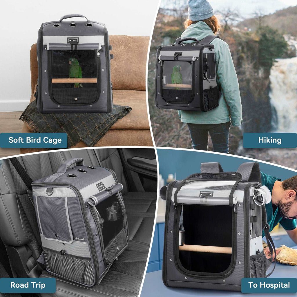 PETSFIT Bird Carrier Backpack