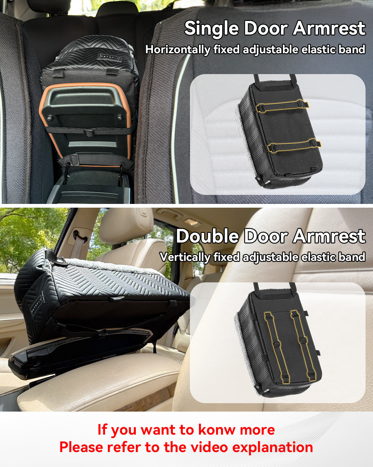 PETSFIT Dog Car Seat Center Console Up to 9 Lbs Black