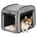 PETSFIT Travel Dog Crate Collapsible Dog Kennel Collapsible