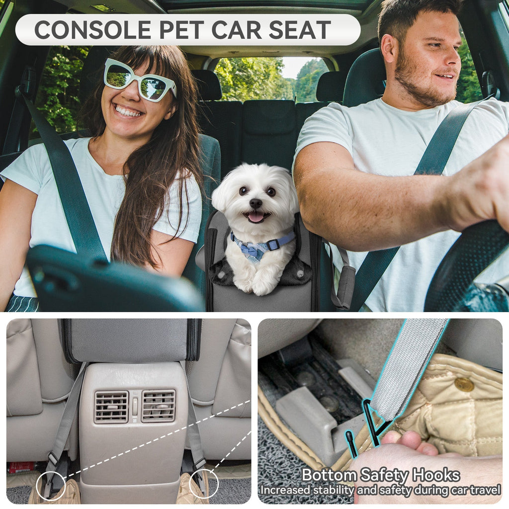 PETSFIT Multipurpose Console Dog Car Seat