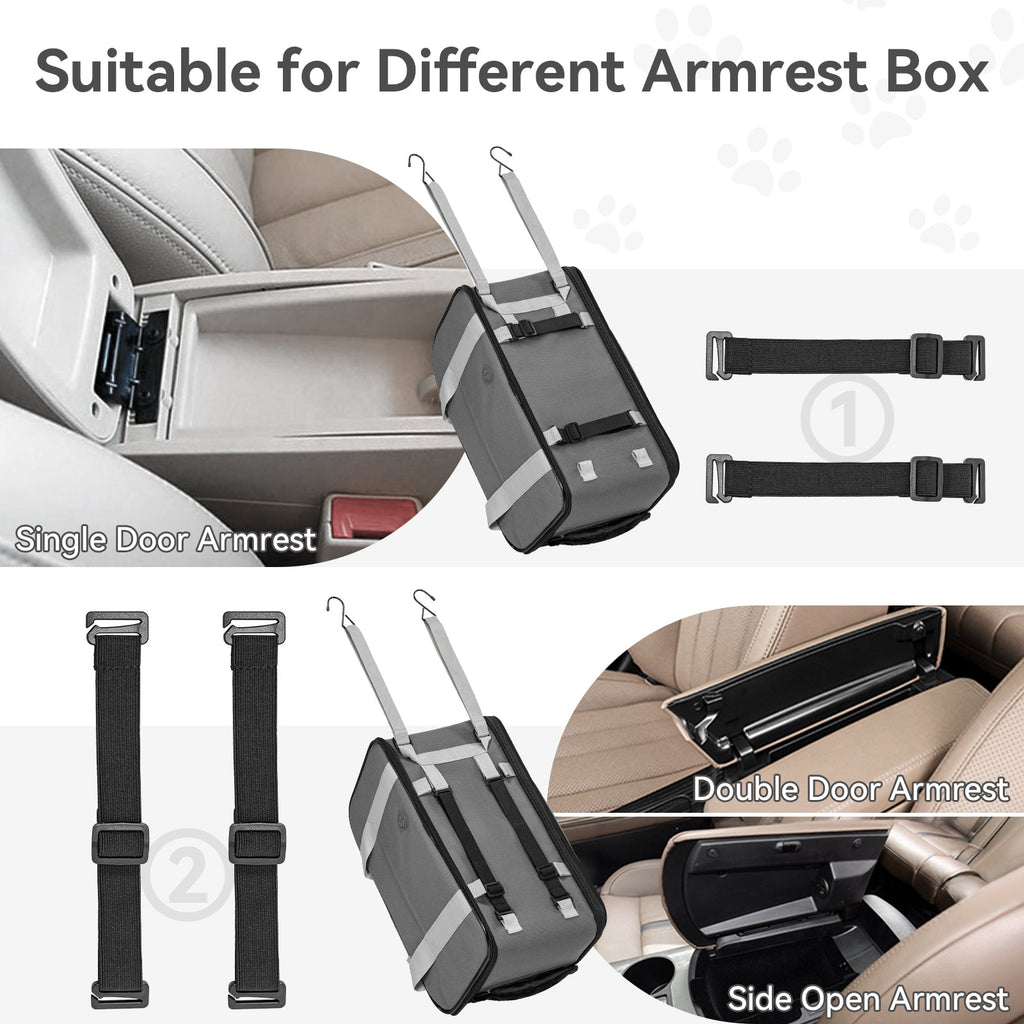 PETSFIT Multipurpose Console Dog Car Seat