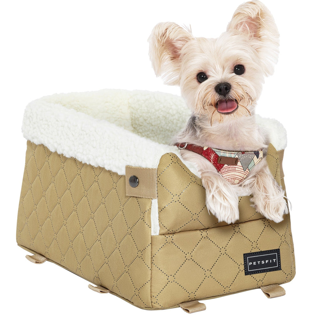 Petsfit Console Dog Car Seat  for Small Dogs  up to 8 lbs