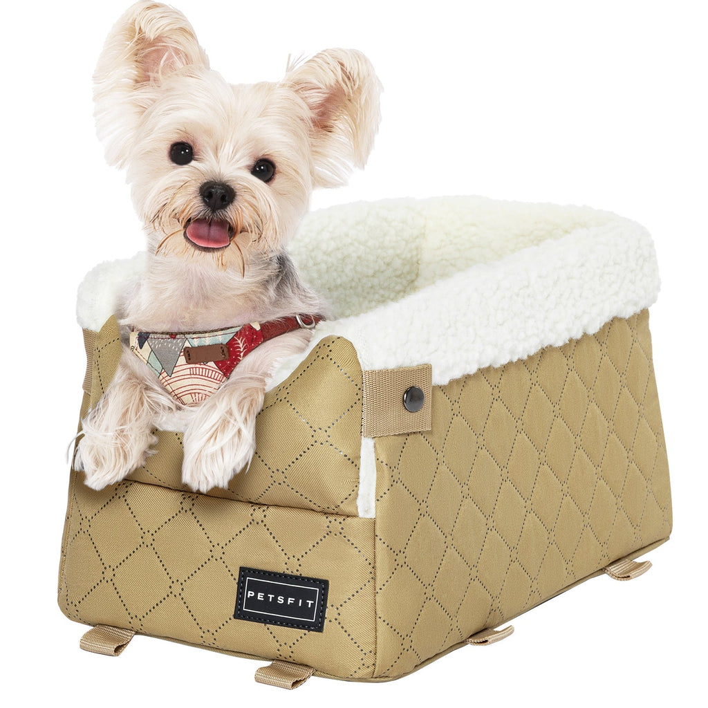 Petsfit Console Dog Car Seat  for Small Dogs  up to 8 lbs