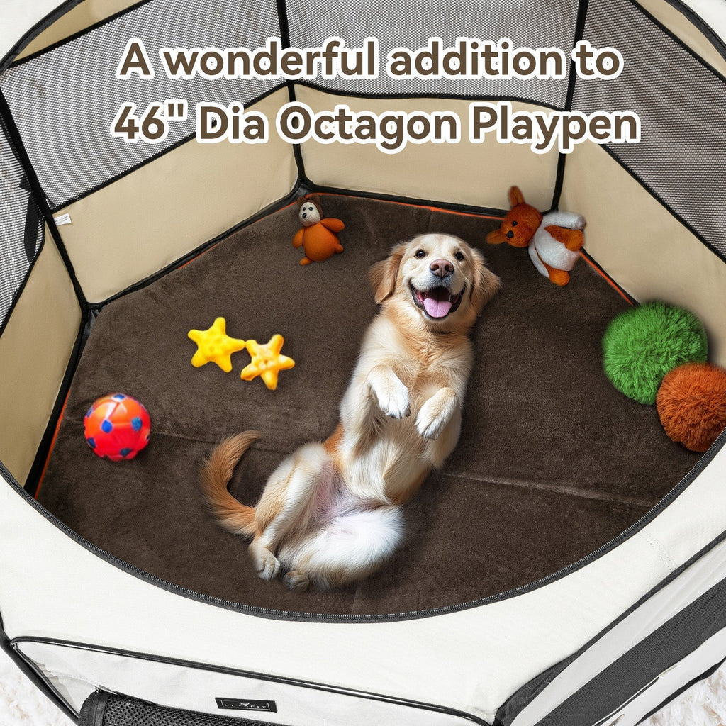 PETSFIT Soft Washable Octagon Playpen Mat