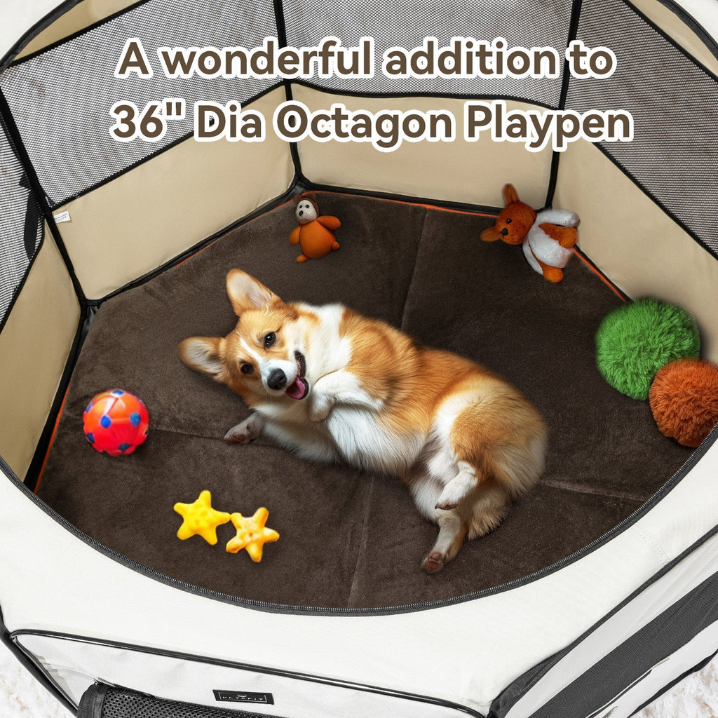 PETSFIT Soft Washable Octagon Playpen Mat