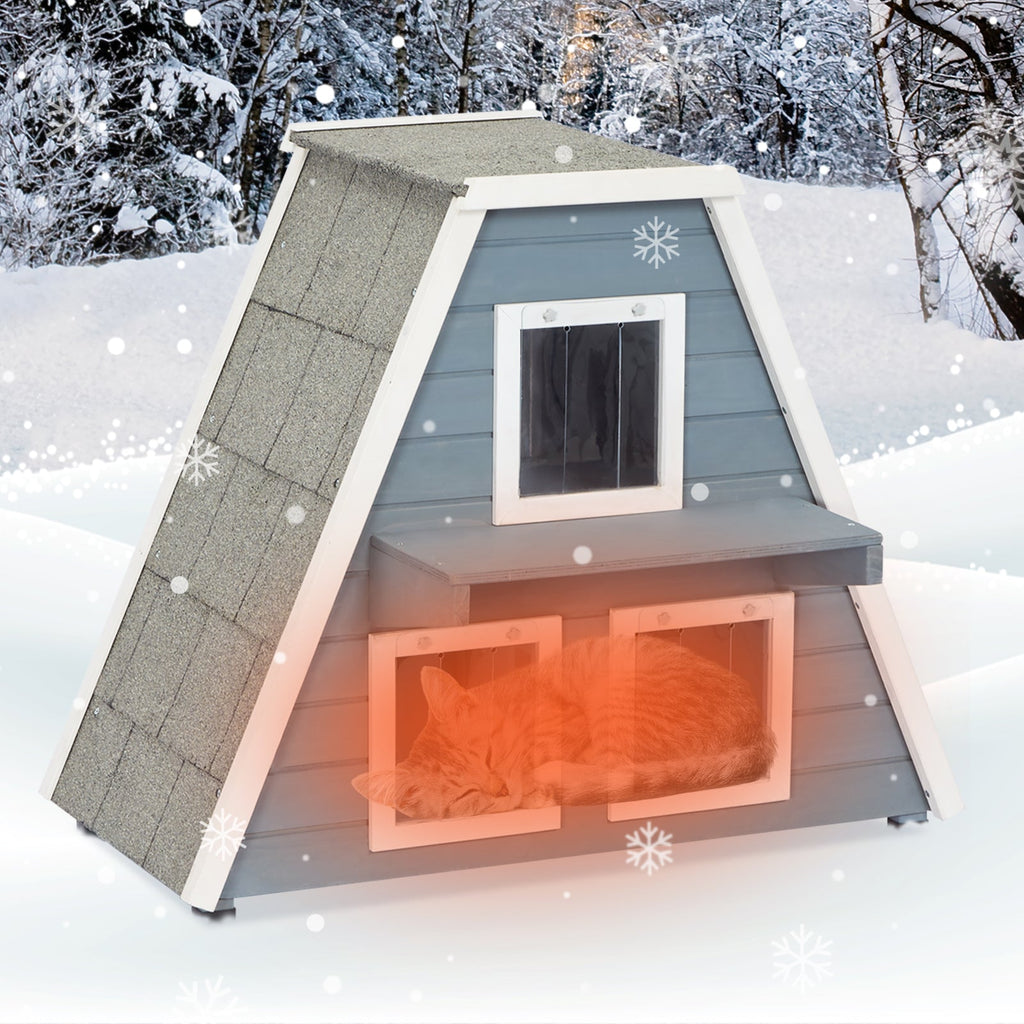 PETSFIT Outside Feral Cat House with Escape Door