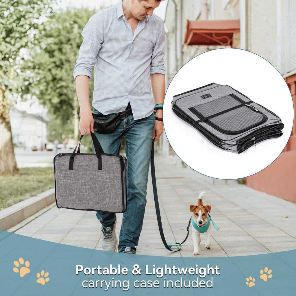 PETSFIT Pet Pop Up Playpen Portable Small Dog Pen