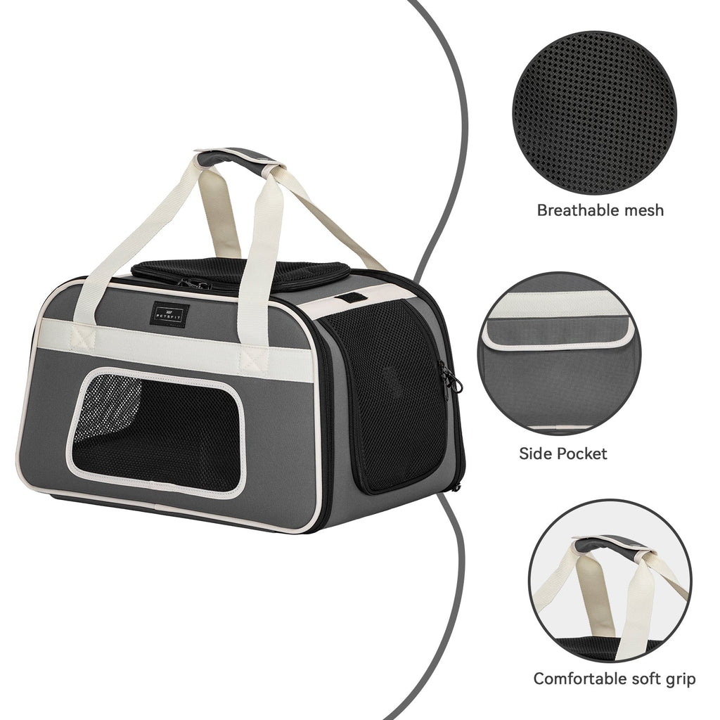 PETSFIT Airline Pet Carrier With Wheels