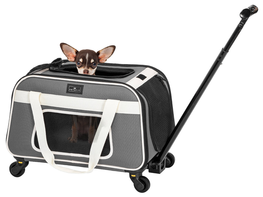 PETSFIT Airline Pet Carrier With Wheels