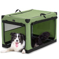 PETSFIT 3-Door Portable Soft Collapsible Dog Crate