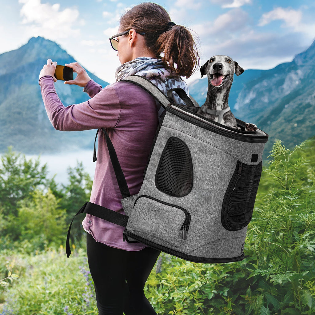 PETSFIT Soft Pet Backpack Carrier for Hiking