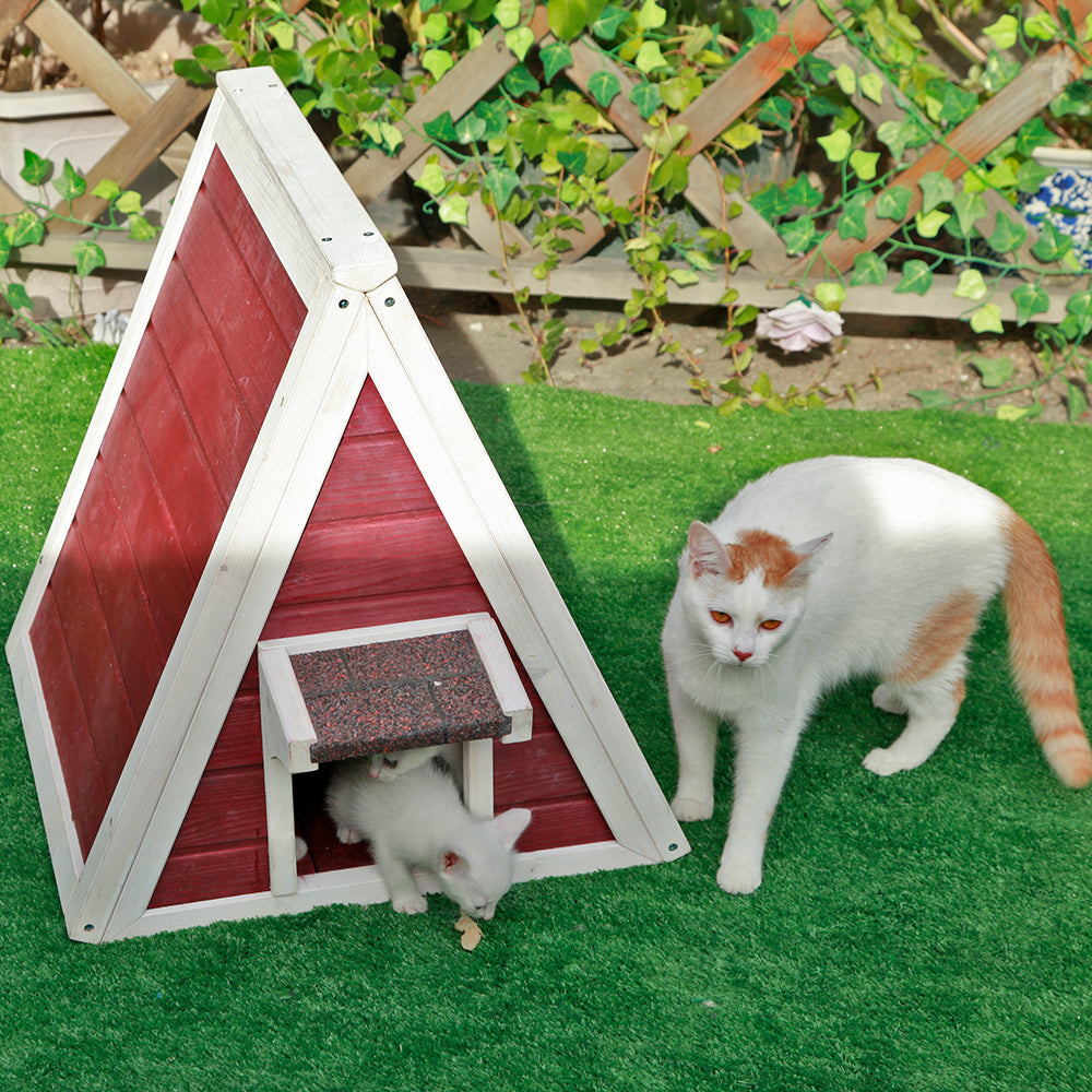 PETSFIT Cat House for Outdoor Indoor Weatherproof