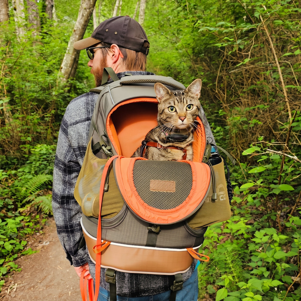 PETSFIT WILDPATH Pet Carrier Backpack for Hiking for Small Dogs & Cats