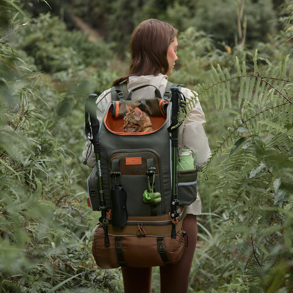 PETSFIT WILDPATH Pet Carrier Backpack for Hiking with Multi-Compartment Storage