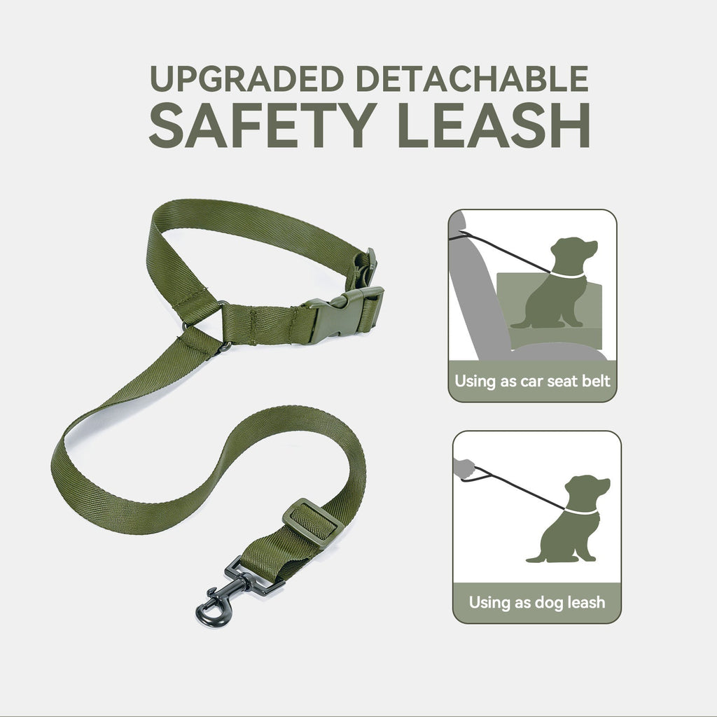 PETSFIT WILDPATH Elevated Dog Car Booster Seat for Small & Medium Dogs